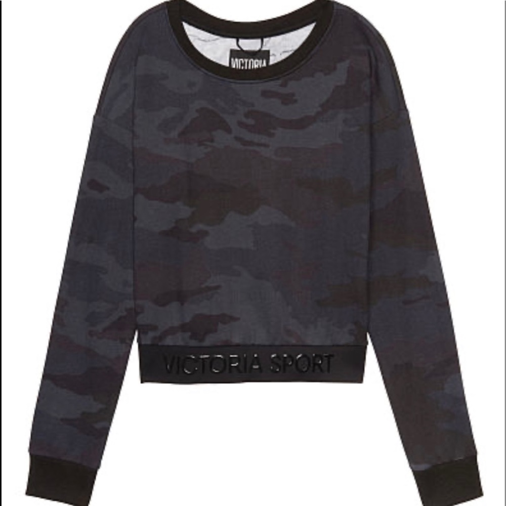 Victoria’s Secret Logo Meet & Greet Camo Pullover